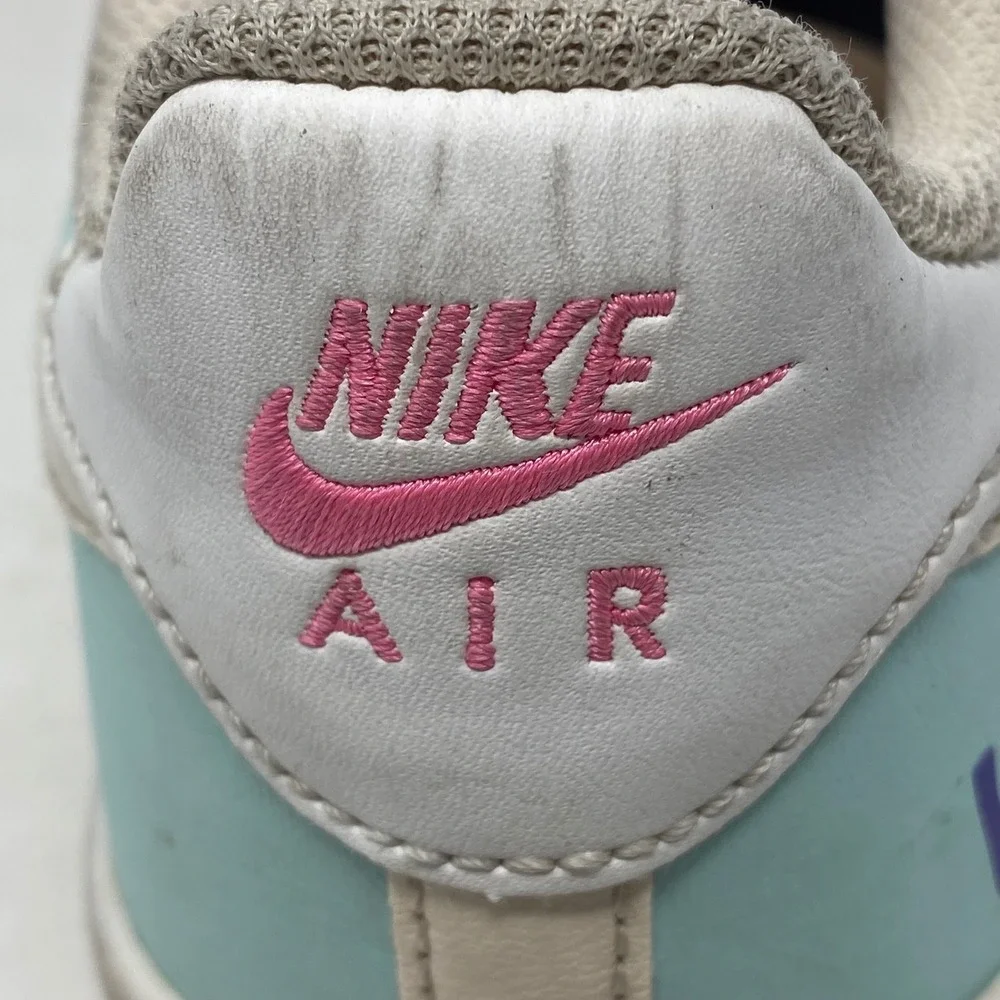 Nike Air Force 1 Low Teal White Cream Pink Blessed DV7762-300 Kids 5.5Y Womens 7